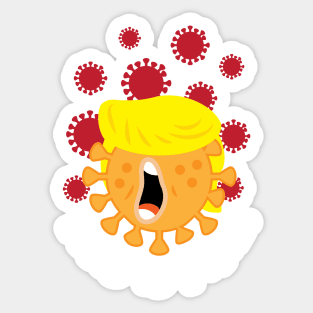 Trump Karma This Is Fine Sticker